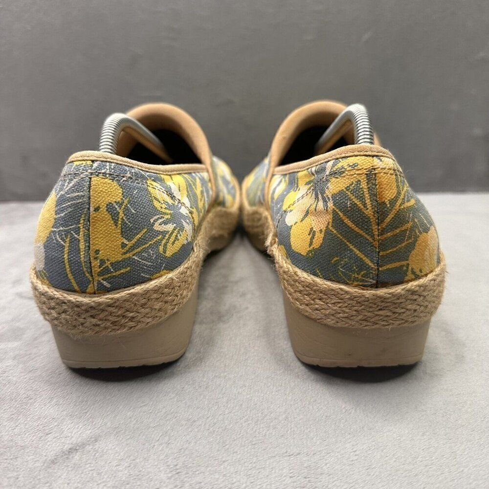 Dansko Victoria Tahiti‎ Womens Size 39 (8.5-9) Clog Blue Yellow Floral Canvas - Picture 4 of 10
